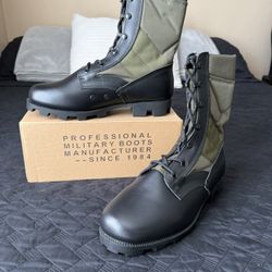 Vietnam Military Jungle Boots (Size 9M)