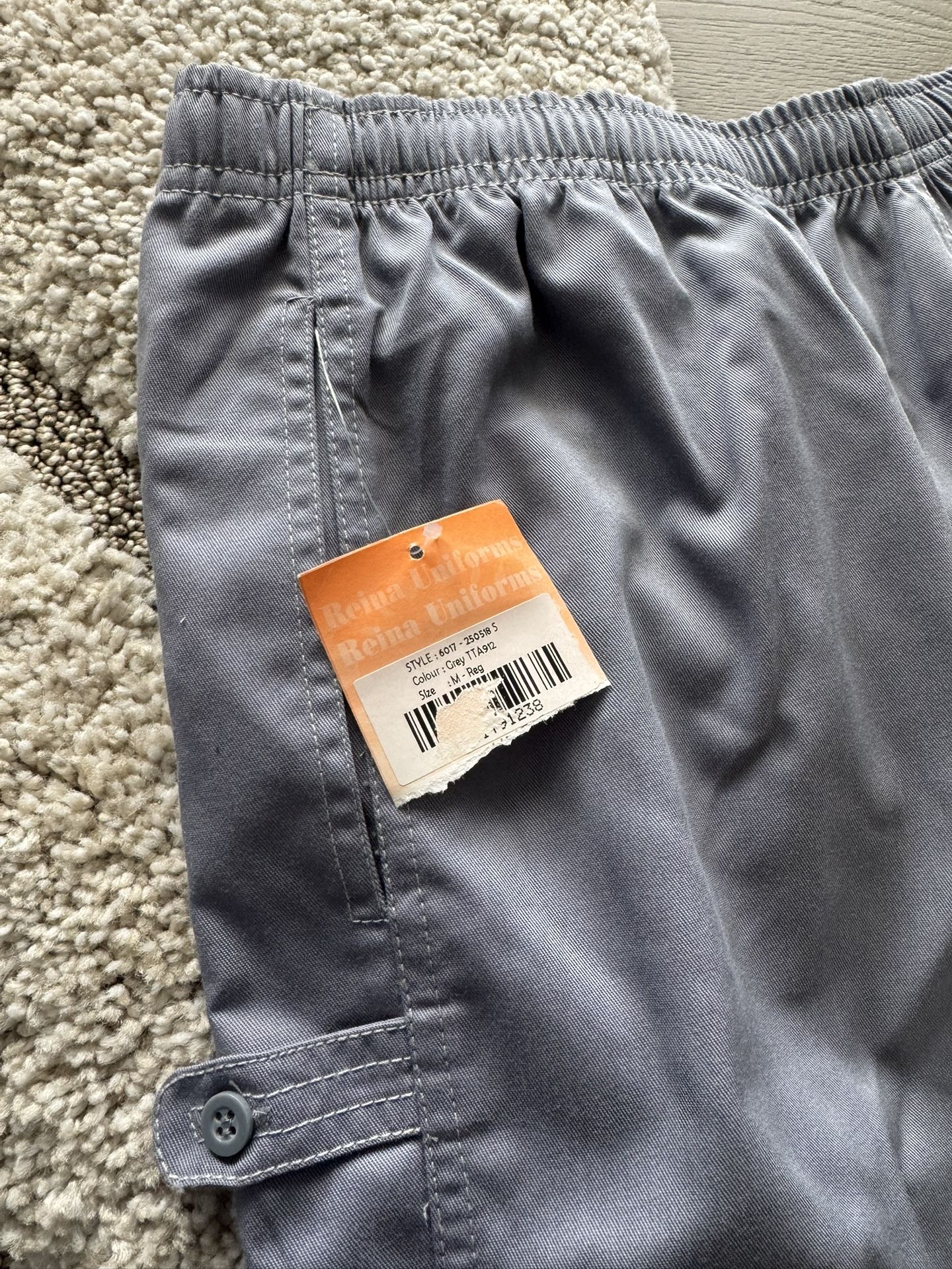 Gray Reina scrub pants 