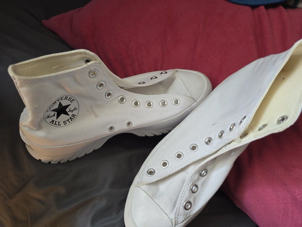 White Converse Shoes 