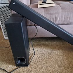 Soundbar And Subwoofer