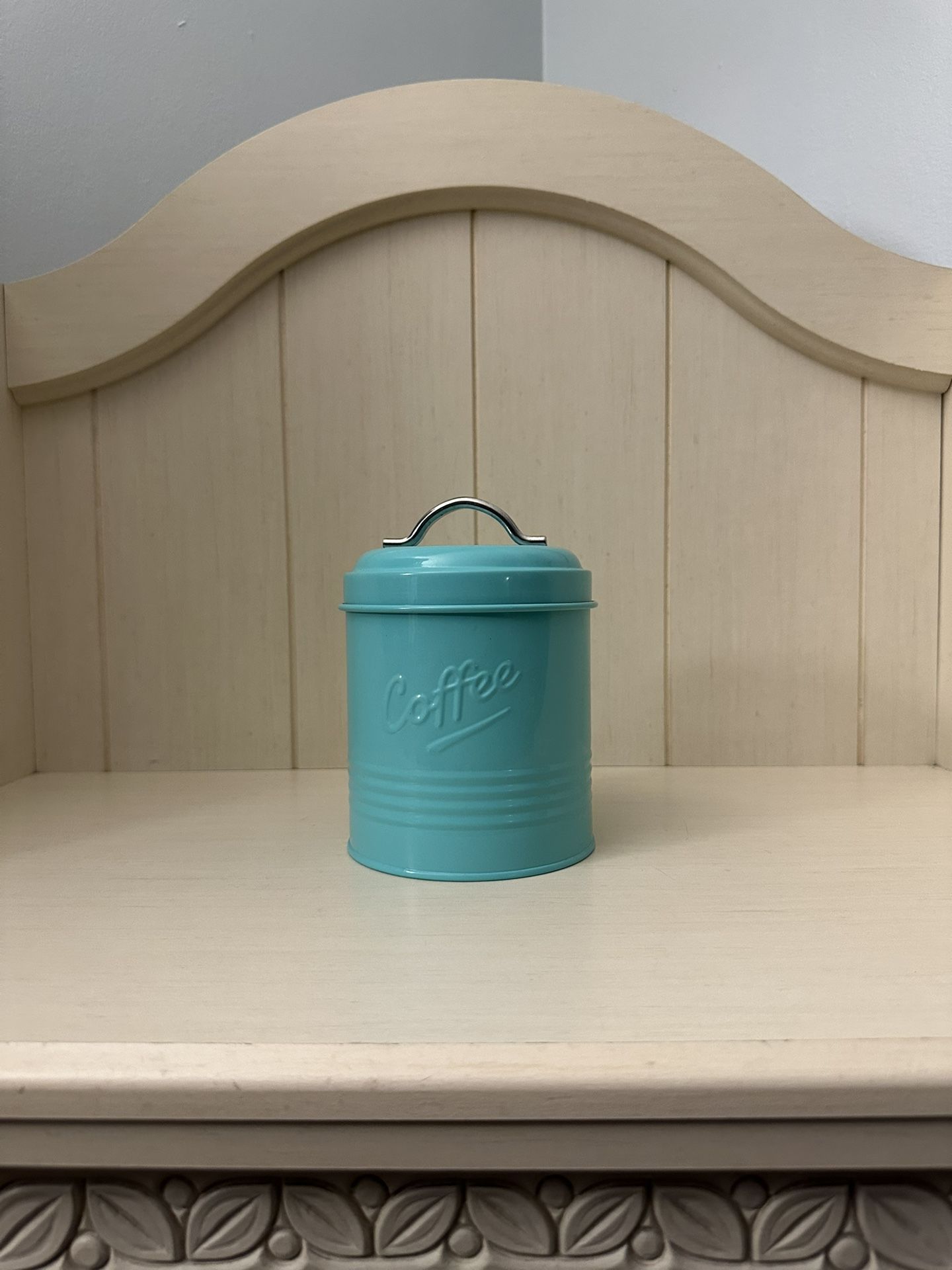 Teal Coffee Tin ☕️