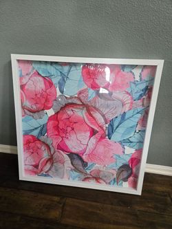 Framed Flower Picture