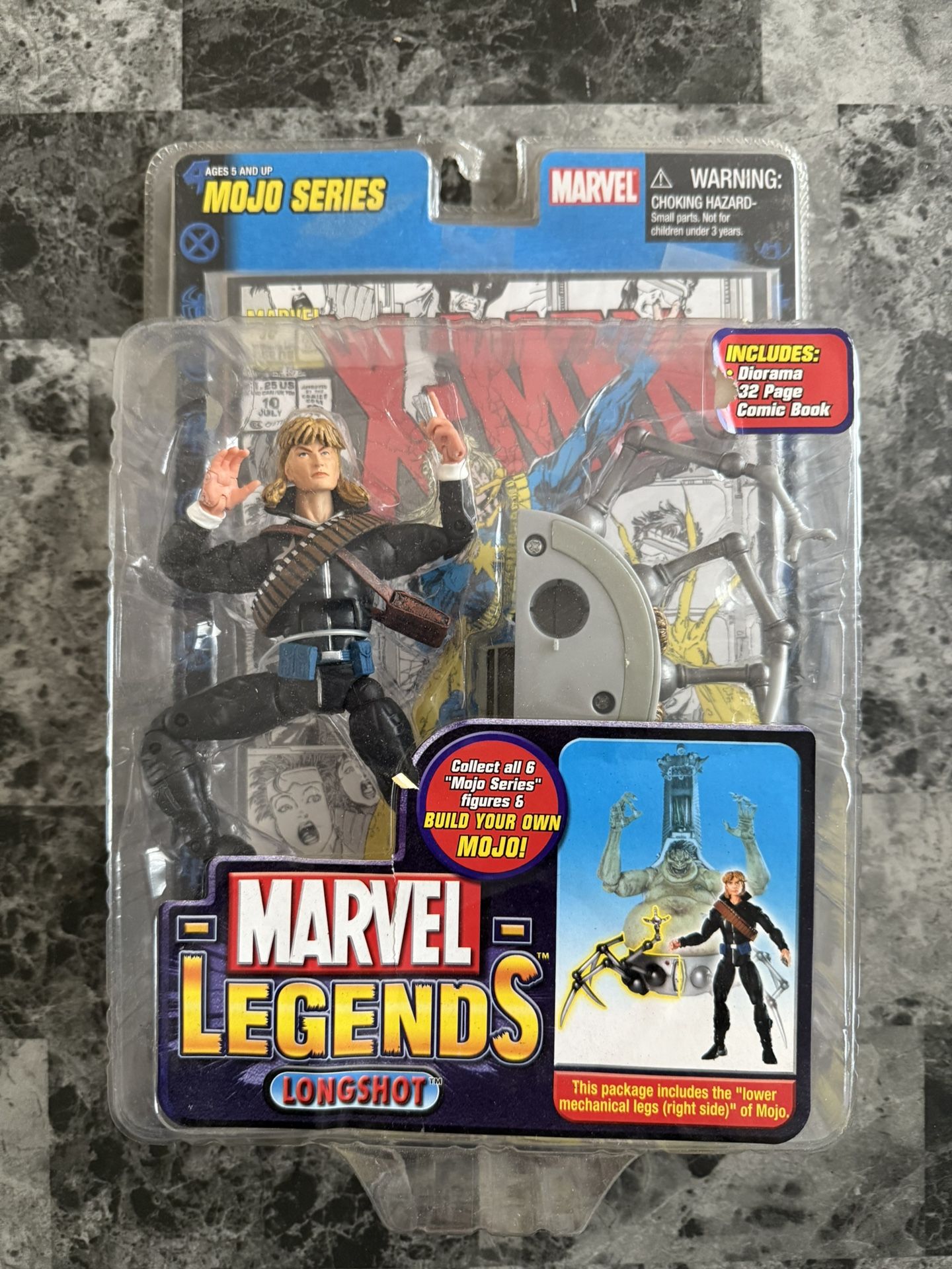 Marvel Legends Longshot BAF Mojo Series X-Men New