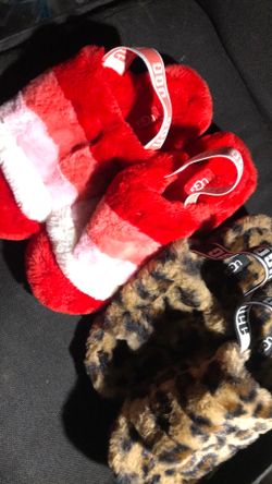 UGG Fluff Yeah Slides :leopard print: