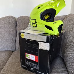 Fox Rampage Dirtbike Helmet Neon