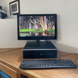 HP Computer Complete with HDTV Monitor