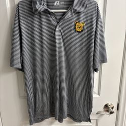 BUTLER BULLDOGS MENS BLACK SKILLS SHORT SLEEVE POLO size XL