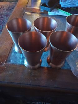 Copper goblets $5 a piece