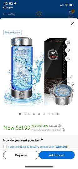 H2  Hydrogen Water Cup