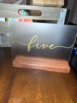 Acrylics Numbers 1-13