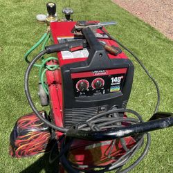 Welder -Lincoln Electric SP-140T MIG Welder Tank , Cart ,  WelderHelmet 