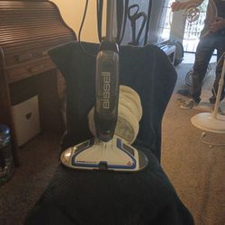BISSELL CROSSWAVE HARD FLOOR SPIN MOP W/13 PADS