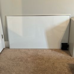 Wall Hanging White Board W/marker Holder 