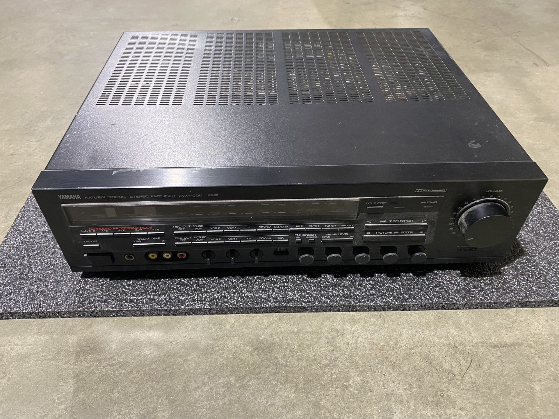 YAMAHA（NATURAL SOUND STEREO AMPLIFIER） Vintage Yamaha Natural Sound Stereo Amplifier Made In Japan. Working!