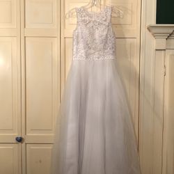 Pure White Wedding/Cotillion Dress