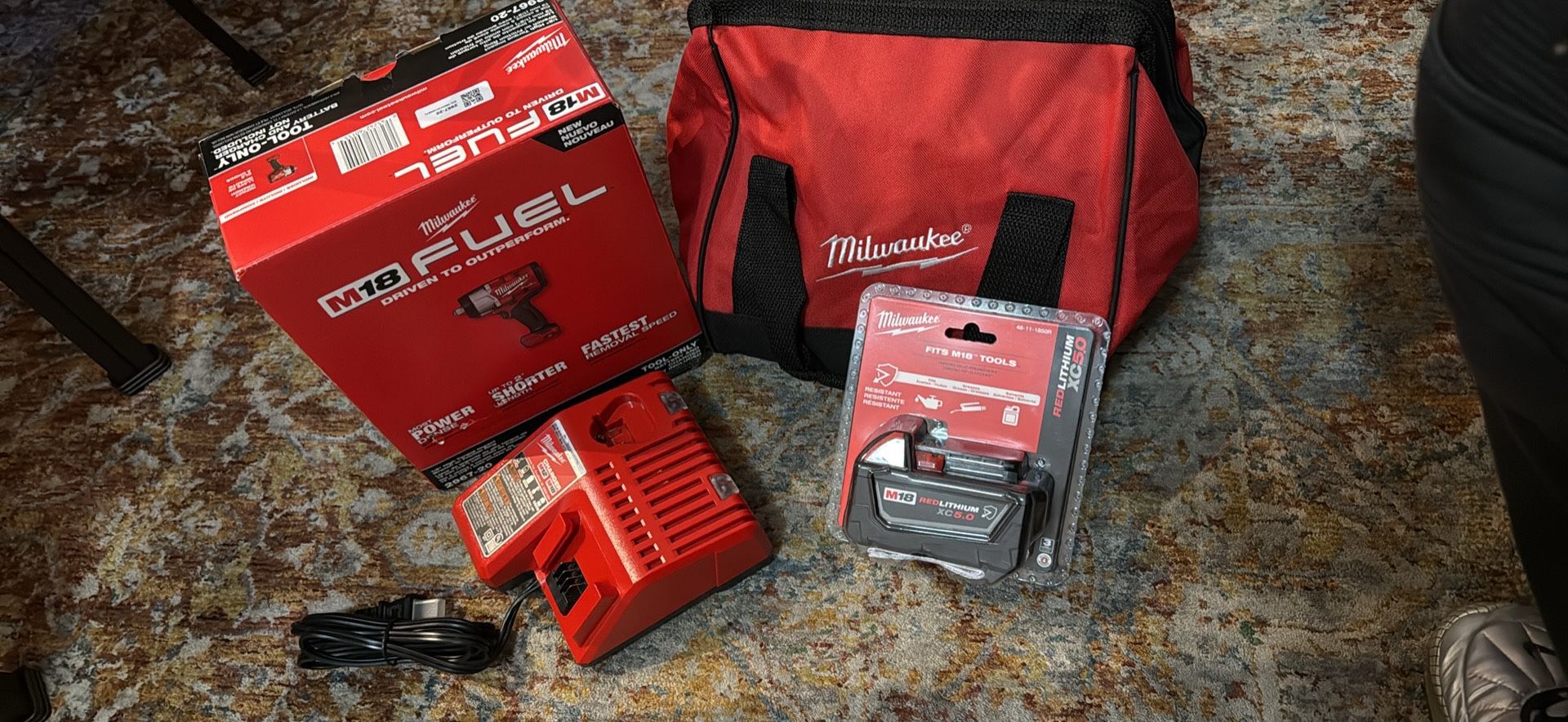 Milwaukee 1/2 Hight torque impact wrench Set