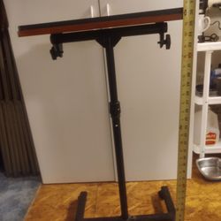 Computer Tilt Adjustable Rolling Table