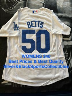 WOMEN’S LOS ANGELES DODGERS MOOKIE BETTS STITCHED JERSEY SMALL UP TO 2XL