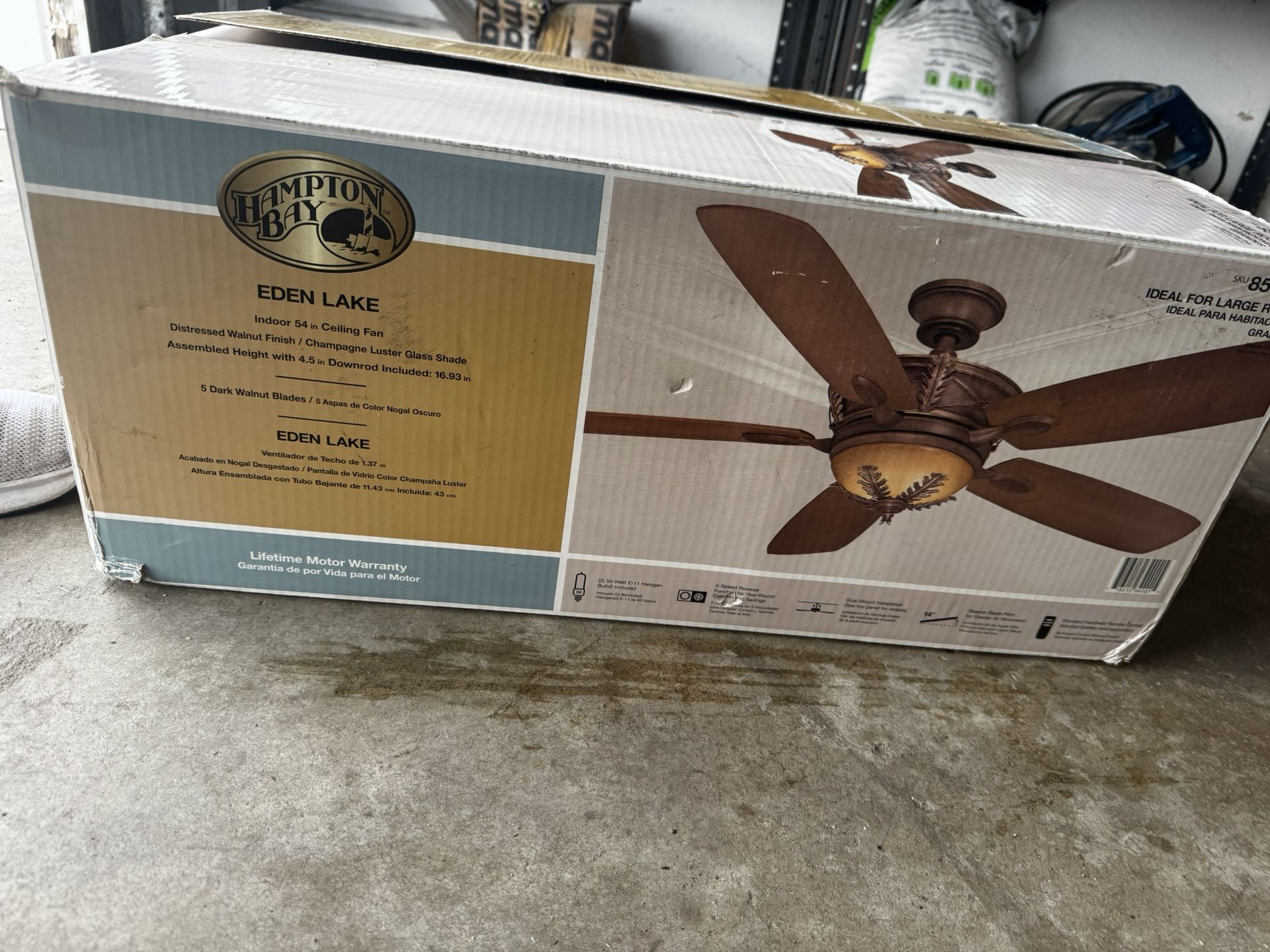 Hampton Bay Eden Lake Ceiling Fan