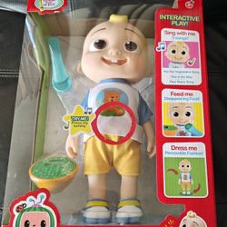 CoComelon's Deluxe Interactive JJ Doll, New in Box