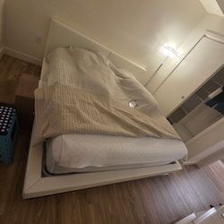 King frame and mattress
