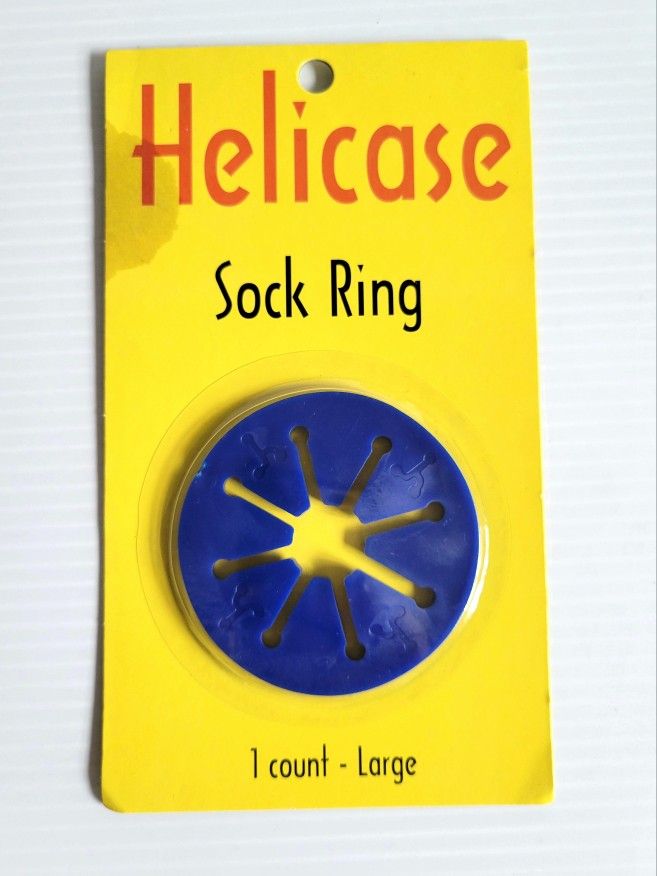 Helicase Sock Ring 1 Count Small Wash Match Socks Organizer.