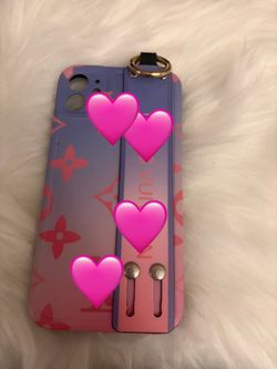 iPhone 11 Case with Wrist Strap and Ring