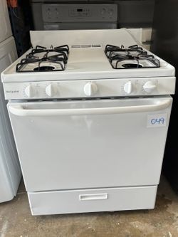 GE GAS RANGE IN WHITE