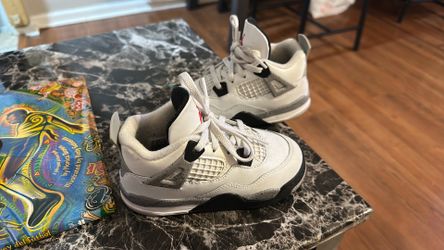 TODDLER JORDAN 4 RETRO "WHITE CEMENT