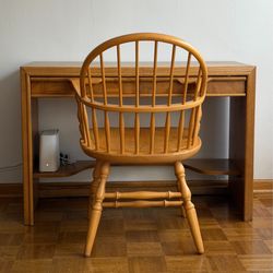 Desk and chair