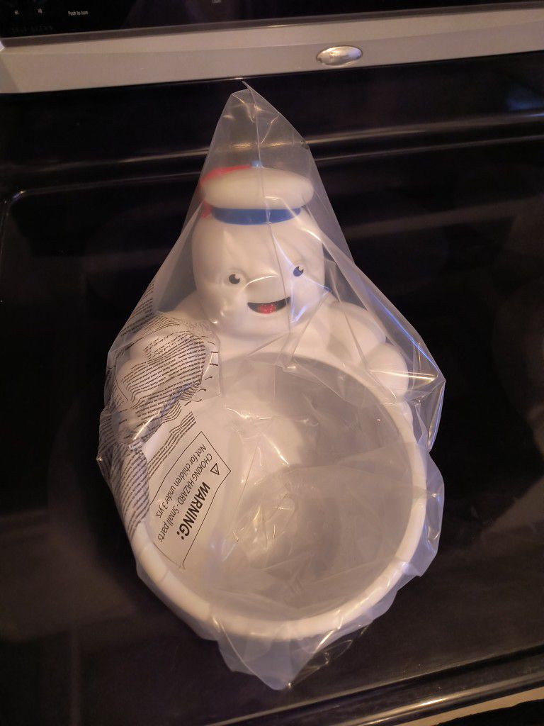 Ghostbusters Harkins Theater Stay Puft Popcorn Bowl