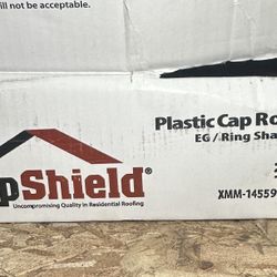 TopShield® 3/4 Plastic Cap Nails Ring Shank 2000 Pics 