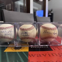 Brooks Robinson/Warren Spahn/Jim Palmer Baseball Autos