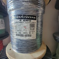 #6 Black THWN Wire