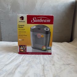 Sunbeam Compact Heater in Gray 