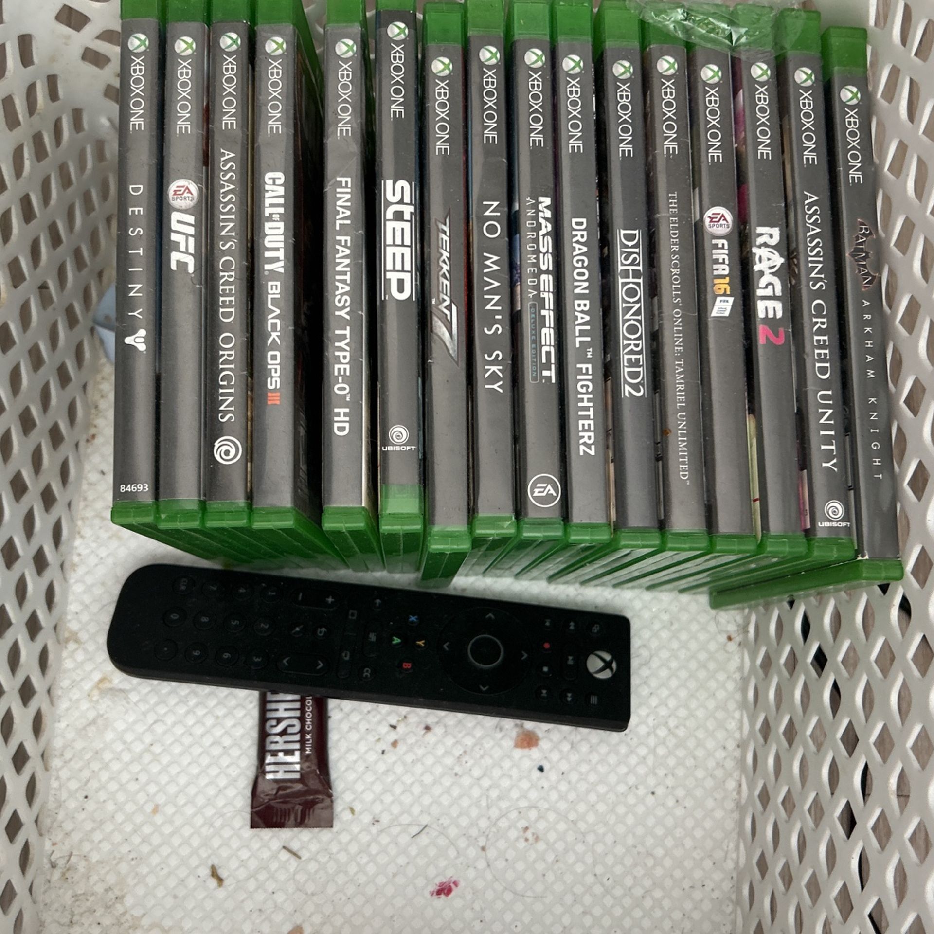 Xbox One Games And Remote 