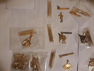 Brand new beautiful necklace/choker Gargantilla GOLD PLATED for women With Pendant various