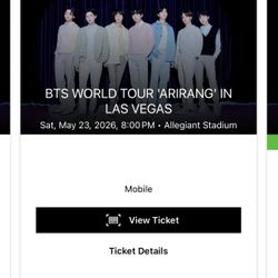 BTS Tickets 