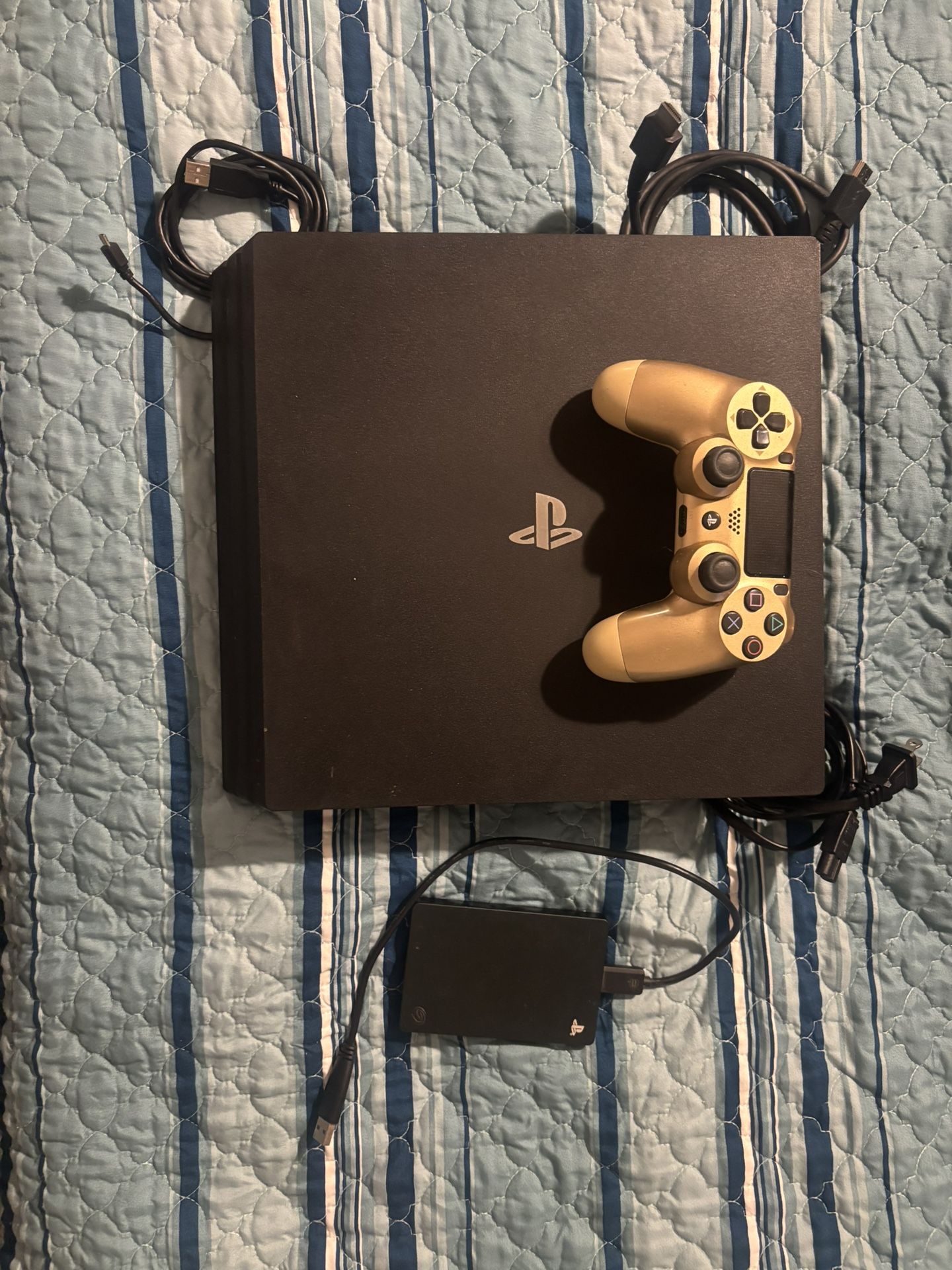 PS4 Pro With Controller And 1 Terabyte Hard Drive