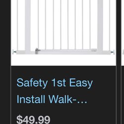  Easy Install Walk-Thru Gate 