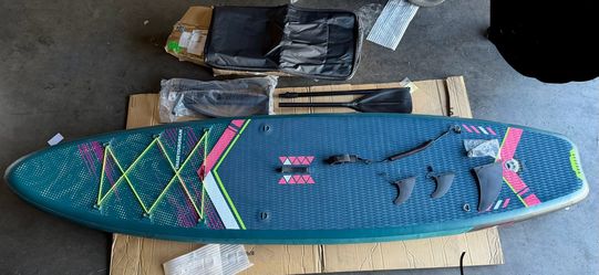 Inflatable paddle board