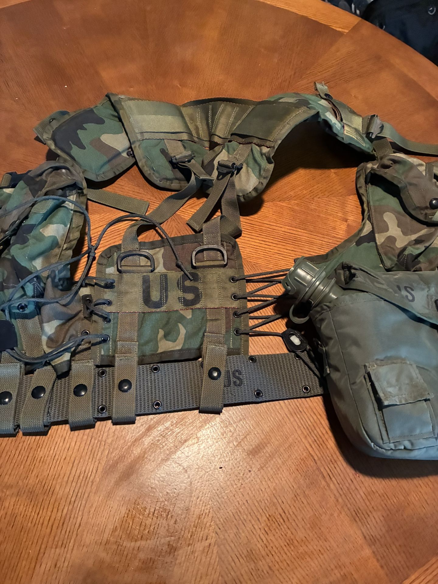 US military Vest belt Canteen Gortex Pants
