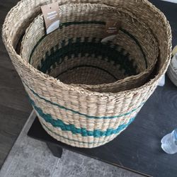 Woven Artesian baskets 
