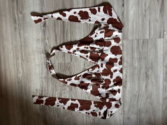 Cow Print Crop Top altered state