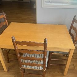 Free Dining Table With Chairs 