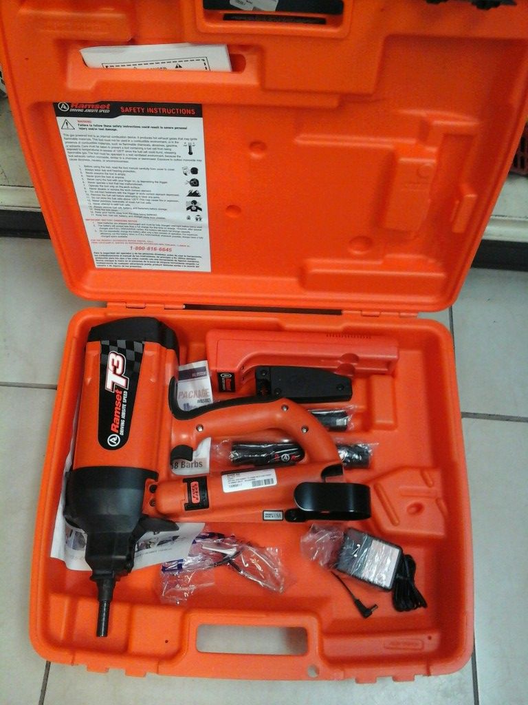 Air nail gun Ramset t3