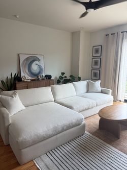 Living Spaces Grand Down Oversized Sectional – Monique Oyster | $1,195 OBO