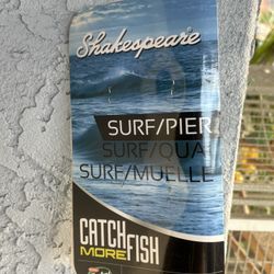 New Shakespeare “catch More Fish” 7’ Surf/pier Fishing Pole Rod