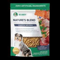 Dr Marty Nature's Blend Freeze Dried Dog Food 16oz Essentials Wellness