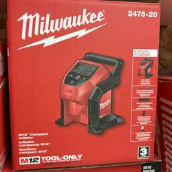 Milwaukee New Inflator m12